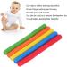 Cyrank 5-Part Baby Bite Tube Toys | Silicone Teething Gel & Cleaning Brush for Toddlers | Safe Fun for Boys & Girls - Buy Online on GoSupps.com