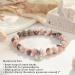 POWWA Amethyst Healing Bracelet - Natural Stone Get Well Soon Gift for Women, Men, and Teen Girls in Pink - Buy Online on GoSupps.com