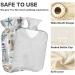 Naanle Ocean Seashell Hot Water Bottle - 1L Transparent Heat Bottle with Cover for Pain Relief & Warmth - Ideal for Bed & Hand Warmers - Buy Online on GoSupps.com