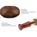 Neck Duster Brush Soft Barber Hair Brush for Fine Hair Removal Skin Friendly Neck Face Dust Brush with Soft Nylon Bristles and Wooden handle Easy Using Barber Cleaning Brush for Home Salon - Buy Online on GoSupps.com