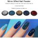 5 Colors Nail Art Glitter Mirror Powder Holographic Nail Pigment with 5 Sponge Sticks Metallic Chrome Nail Powder for Nail Art Decor - Buy Online on GoSupps.com