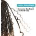 Ainimiu 18 Inch Goddess Box Braids Crochet Hair Bohomian Crochet Box Braids Curly Ends 8 Pack Crochet Braids Synthetic Braiding Hair Extension Black 18 Inch(Pack of 8) T30# - Buy Online on GoSupps.com