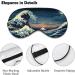 Buy Rolling Waves Soft Sleep Mask - Adjustable Light-Blocking Eye Cover for Sleep | Night Eye Mask for Men Women & Kids - Buy Online on GoSupps.com