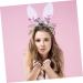 HONMEET Rabbit Ear Headband Bunny Ears Headband Adult Ears Headpiece Easter Headband Bunny Costume Accessories Cosplay Headband Flower Headband Party Headbands Bunny Headband Fabric Purple One Size Purple - Buy Online on GoSupps.com