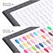 BNG Nail Colour Display Book - 180 Colors Art Card Chart with 240 False Nails Tips | Salon Gel Polish Sample Showing Tools | Black Leather Book - Buy Online on GoSupps.com