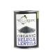 Mr Organic - Organic Beluga Lentils 12 x 400g - Non GMO & Preservative Free - Vegan - for Home Cooking