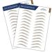 Bliss and Beyond USA Waterproof Eyebrow Tattoo Sticker - Long-Lasting  Natural-Looking Fake Eyebrow for Bald Spots  Alopecia  Ongoing Chemo  Cancer gift. | Same Size eyebrow tattoo stickers | | 2 Sheets | (Natural Las Ve...
