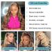 20 Ombre Highlight Lace Front Wig Human Hair 13x4 4/27 Honey Blonde Pre Plucked 150% Density Body Wave Wig with Baby Hair - Natural Hairline Piano Color - Buy Online on GoSupps.com