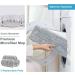 BOSHENG Hands-Free Flat Floor Mop and Bucket Set | 3 Microfiber Pads | All Floor Types | Home Cleaning System - Buy Online on GoSupps.com