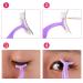 60-Piece Plastic Eyelash Extension Tweezers - Purple False Eyelash Applicator Tool for Lash Application and Removal - Buy Online on GoSupps.com