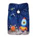 Faletony Kids Haircut Cloak - Waterproof Adjustable Hairdresser Cape with Space Missile Design - Buy Online on GoSupps.com