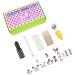 NOTYAZ Tooth Gem Kit Teeth Gems Kit with Glue and Light DIY Teeth Jewelry Starter Kit 30Pcs Crystals Butterfly & Tulip/Heart-Shaped Gems Great Tooth Jewelry Gems Kit huncai-1pcs