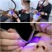 UV Lamp for Lash Extensions - 395-400nm Gooseneck LED Light with Clamp & Foot Pedal | Ideal for Nails - Buy Online on GoSupps.com