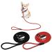Avodova 2 pieces of dog leash nylon 1.3m dog leash adjustable dog leash braided tow lines for dogs training leash retrievers training lines for small medium -sized dogs