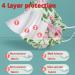 JINGYUA 10-Pack Floral Adult Face Masks - 4-Ply Comfort & Protection for Men & Women - Buy Online on GoSupps.com