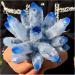 Crystal Cluster Sky Blue Phantom Quartz Crystal Cluster Specimen ningxiao (Size : 400-500g) - Buy Online on GoSupps.com