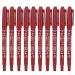 Tattoo Skin Marker Set - Double End Piercing Positioning Pen for Body Art and Permanent Makeup - 10pcs Red Tattoo Marking Pens - Buy Online on GoSupps.com