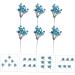 Zerodeko 6pcs Berry Bunch Cuttings Artificial Red Berry Stems Green Decor Wedding Decorations Artificial Berry Twig Stem Holly Berries for Crafts Ornament Plastic Christmas Plant Blue 30x10cm - Buy Online on GoSupps.com