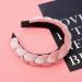 WOVOWOVO Non-Slip Velvet Braided Headband - Pink | Soft Wide Hair Hoop for Women | Cute Solid Color Hair Accessories - Buy Online on GoSupps.com