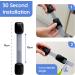 BABYGO Child Safety Straps 8X Premium Baby Proofing Door & Cupboard Locks | 30 Second Install | No DIY | Smart Unlock - Black Child Safety Straps Black - Buy Online on GoSupps.com