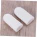 Gel Toe Protector Sleeve - Foot Care Blisters Splitter Cover Caps - White Thumb Protector Pair - Buy Online on GoSupps.com