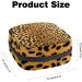 Leopard Print Tampons Holder: Portable Sanitary Napkin Storage Bag for Women - Multi-colored 10 - Buy Online on GoSupps.com