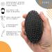 Kobe Palm Men's Military Style Boar Bristle Hair/Beard Brush - Hand-Sized Beard Care Tool for Men - Dark Ash - Buy Online on GoSupps.com
