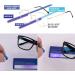 Voolga Blue Light Filter Glasses - Anti-Blue Light without Prescription for PC TV Smartphone & Tablet - Includes Stylish Case - Gold - Buy Online on GoSupps.com