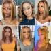 Ombre Bob Lace Front Wig Human Hair 4/27 | Pre Plucked & HD Frontal | 10 150% Density | For Black Women - Buy Online on GoSupps.com