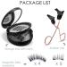 Magnetic Eyelashes False Eyelashes Kit No Glue 3D Magnetic Eyelashes with Applicator Natural Looking Fake Lashes Reusable & Quick & Easy - Black 2 Types Black(Magnetic Eyelashes) - Buy Online on GoSupps.com