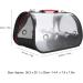Tnfeeon Transparent Bird Carrier Portable Parrot Travel Cage Lightweight Breathable 360 Sightseeing Outdoor Bird Travel Backpack Birds Bag for Parrot Pets and Bird Perch Portable Bird - Buy Online on GoSupps.com