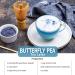 Organic Butterfly Pea Flower Powder 5.3oz (150g) - 100% Pure for Tea, Smoothies, Ice Cream & Food - Buy Online on GoSupps.com