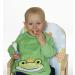 Playshoes Unisex-Baby Waterproof Long Sleeve Baby Bib - Giraffe Blue/Green One Size - Buy Online on GoSupps.com