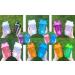 Gaishion 400ml Protein Shaker Bottle Set - Leak-Proof BPA Free with Sieve & Scale - Perfect for Creamy Protein Powder Shakes (Blue + Pink) - Buy Online on GoSupps.com