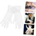FOMIYES 1 Pair Cocktail Black Gloves Vintage Gloves for Woman Party Gloves Opera Gloves Women Short Gloves Wedding Short Gloves Evening Dress Accessories Lace Bride White - Buy Online on GoSupps.com