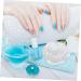 minkissy Nail Art Crystal Cup Candy Bowl Monomer Dish Crystal Liquid Nail Dish Manicure Mini Dappen Dish Nail Glitter Holder Acrylic Powder Holder Nail Powder Cup Dish Storage Box Glass 6X6cm Transparent - Buy Online on GoSupps.com