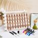 19 Pcs Wooden Hair Braid Rack Set with Clips, Comb & Parting Ring - White - Buy Online on GoSupps.com