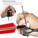 Buy Bnineteet Archery Thumb Rings | Brass Daema Protection & Soft Leather Finger Guards for Traditional Archery - Black - Buy Online on GoSupps.com