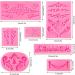 Baroque Style Silicone Molds - Vintage Relief Flower & Curlicues Fondant Molds (7Pcs) - Buy Online on GoSupps.com