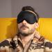 Half Rose 100% Mulberry Silk Sleep Mask - Adjustable Strap, Lightweight Eye Shade for Comfortable Sleep - Black - Buy Online on GoSupps.com