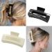 4PCS Large Hair Claw Clips - Big Acrylic Clips for Thick Hair - Tortoise Shell & Leopard Print - Non Slip Hair Accessories for Women and Girls - Buy Online on GoSupps.com