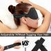 Sleep Mask with Moldex Earplugs - Adjustable Light Blocking Soft Bamboo Fabric & Memory Foam | Comfortable for Men & Women - Buy Online on GoSupps.com