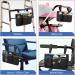 FINPAC Wheelchair Side Storage Bag - Armrest Accessories Organizer with Reflective Strips - Black - Buy Online on GoSupps.com