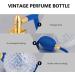 EXCEART Travel Spray Bottle 100ml Art Vintage Perfume Jar DIY Refillable Empty Perfume Essential Oil Bottle Perfume Tassel Bottle for Home Shop Transparent Pump Bottle Dispenser - Buy Online on GoSupps.com