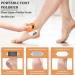 Rechargeable Electric Callus Remover - Foot File & Pedicure Tool with 3 Grinding Heads 2 Speed for Men & Women - Effective Dead Skin & Callus Removal (Orange - Buy Online on GoSupps.com