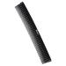 Denman 3 Row Detangle and Tease Styling Comb (BLACK) for Wet Detangling, Backcombing and Separating Curls - D12