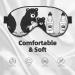 Buy Cute Milk Bottle Bear Eye Mask - Soft Elastic & Adjustable Sleep Mask for Men & Women | Comfortable Nighttime Eye Cover - Buy Online on GoSupps.com