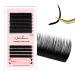 Ellipse Flat Eyelashes Extension B Curl 0.20mm 8-15mm Mixed MakeupTray Individual Classic Lash Split Tips False Eye Lash Supplies Natural Soft Black Lash Extensions (black 0.20 B 8-15 MIX) 8-15 MIX ellipse black 0.20 B