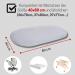 Buy Bisoo 37x80 / 40x80 Fertilizer Sheet Stroller - 2in1 Waterproof Baby Mattress Cover Set in 100% Cotton Jersey - Eco-Tex Certified - Gray - Ideal for International Shipping - Buy Online on GoSupps.com