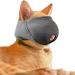 Ohcozzy cat muzzle with breathable mesh muzzle for cats prevent bite chewing cat care (size xs black) xs black